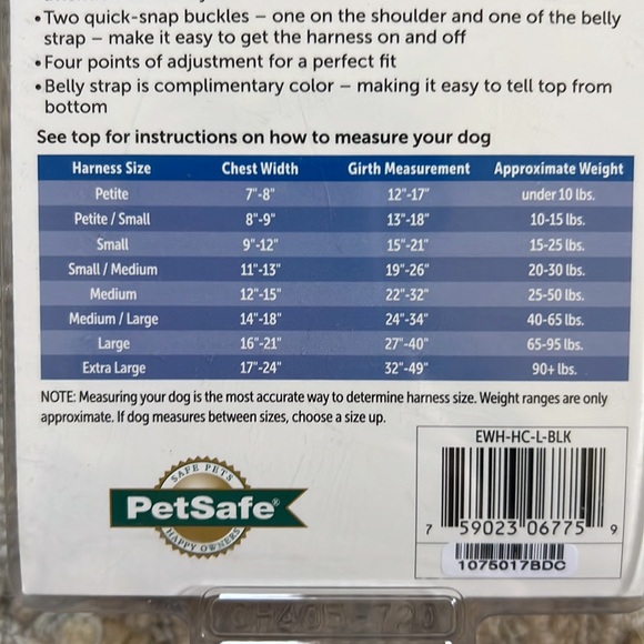 PetSafe Easy Walk Large Dog Harness - Picture 4 of 4